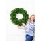 30" Montana Pine Wreath Rustic Evergreen Door Decor with Natural Pinecones